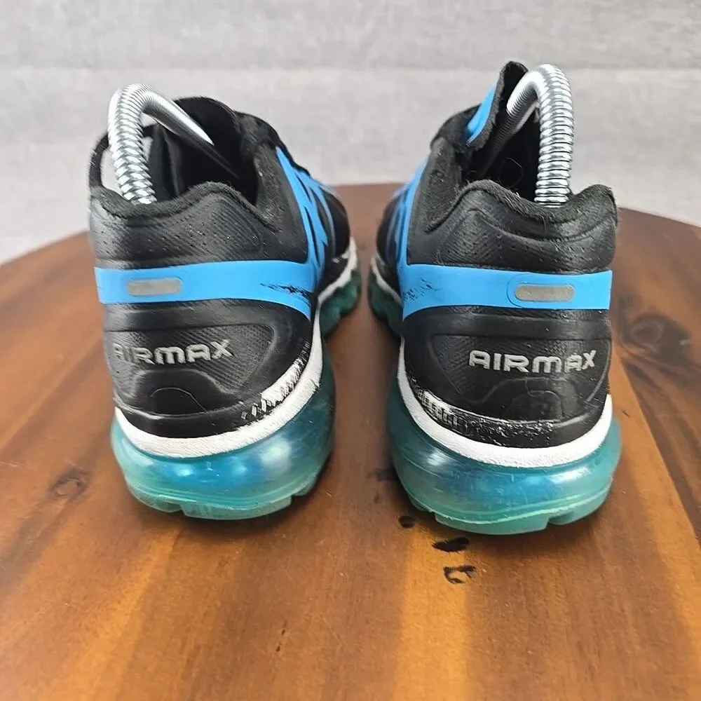 Nike Air Max 2 Fitsole Black Blue‎ Womens Running Shoes Sneaker Size 6.5